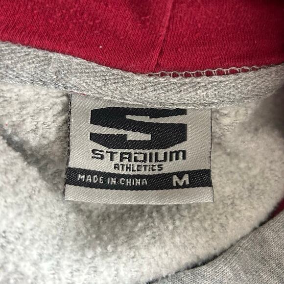 Stadium Athletics Stanford College 90s Y2K hoodie sweatshirt embroidered M​ - Picture 14 of 14